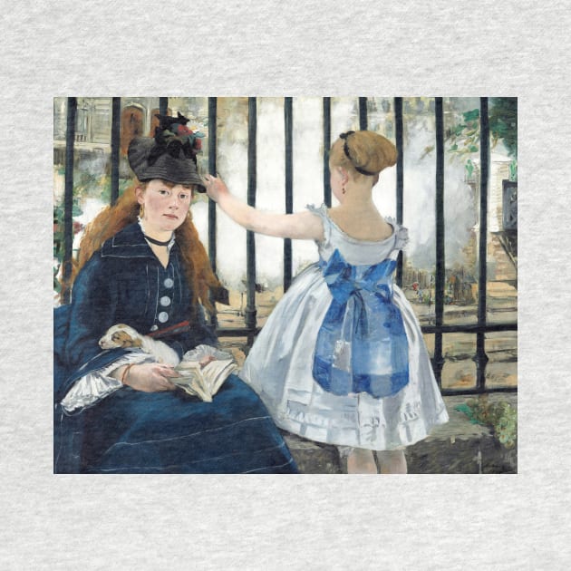 The Railway by Edouard Manet by Classic Art Stall